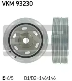VKM 93230 SKF Ременный шкив, коленчатый вал